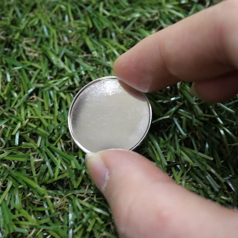 PINMEI Golf Ball Marker Blank Golf Markers Suit for Custom Printing, Pack of 10 (30mm) - Image 4